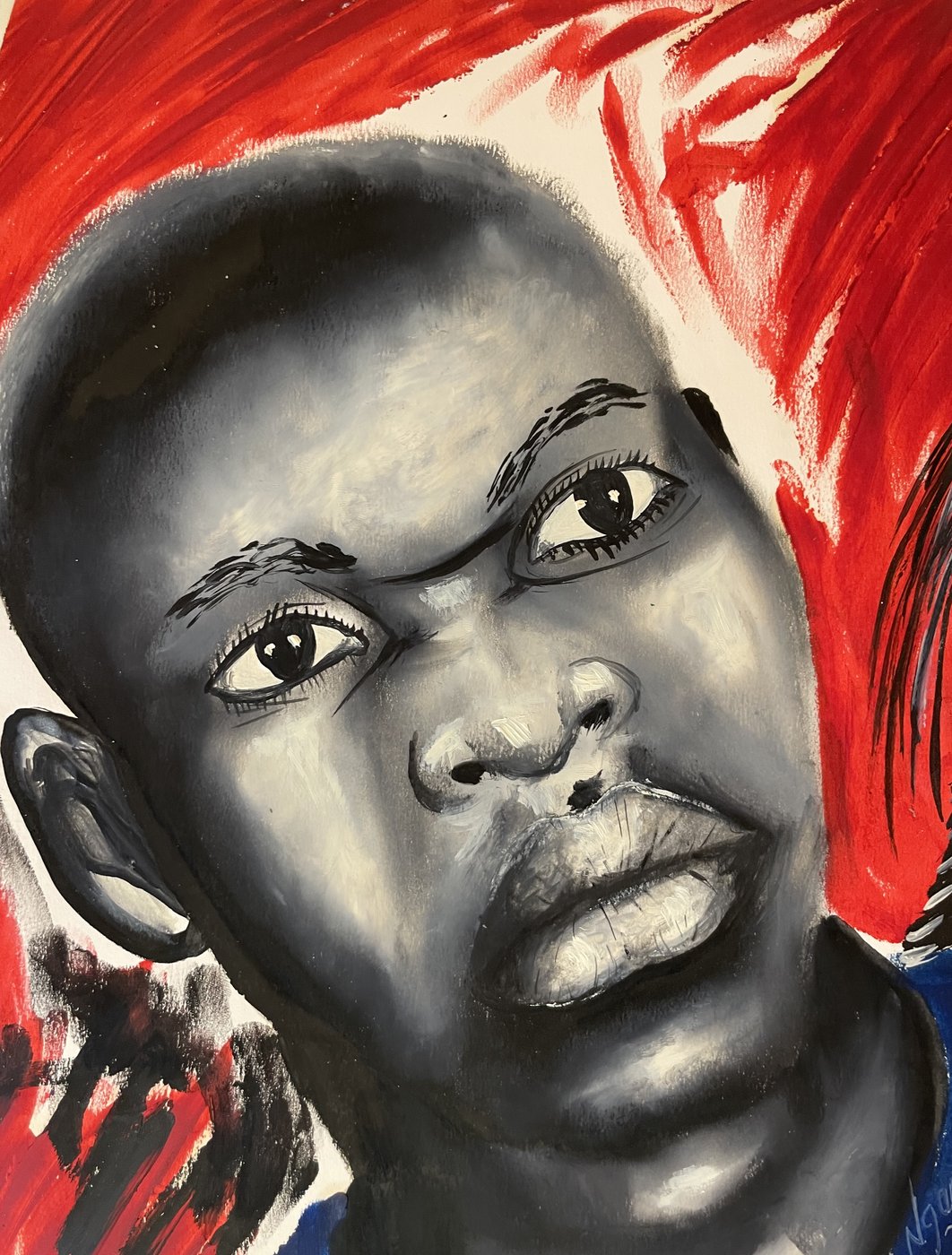 Portrait Study II — Oil on Paper