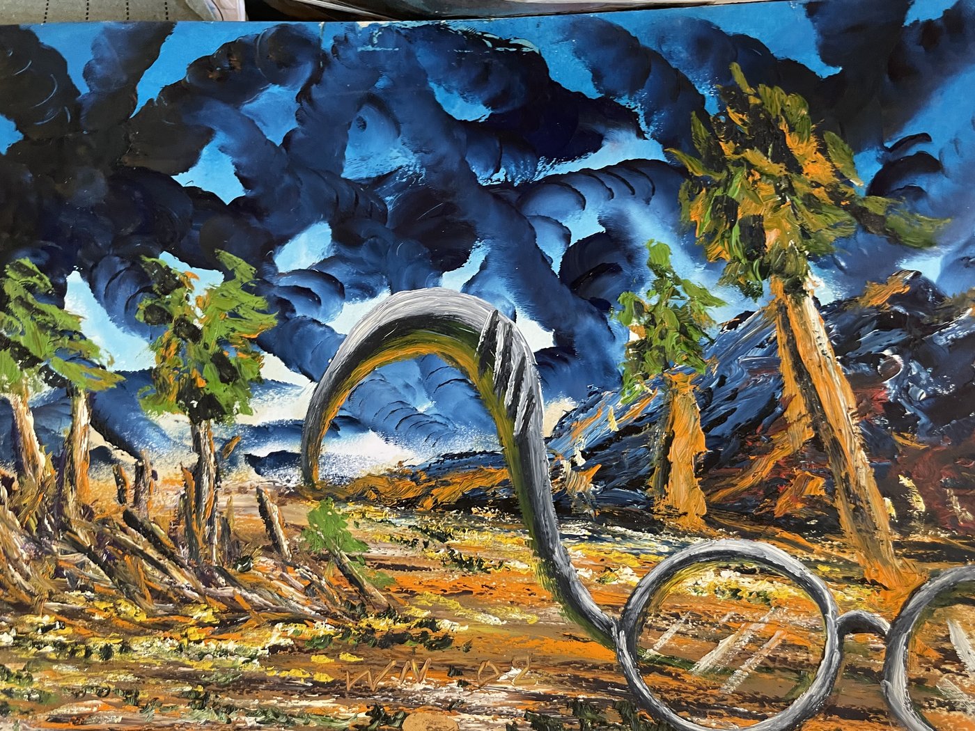 Approaching Storm — Oil on Canvas