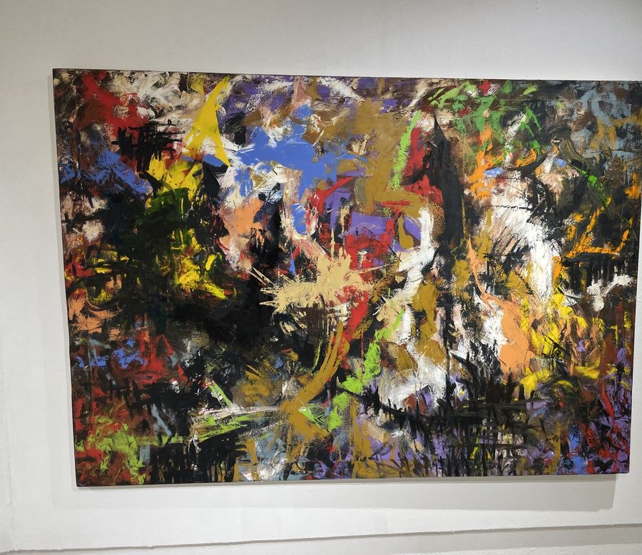 I — Internal Storm - Mixed Media on Canvas, 2025