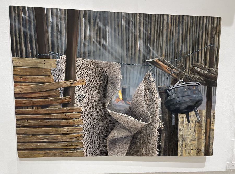 Kitchen Fire - Oil on Canvas, 2026