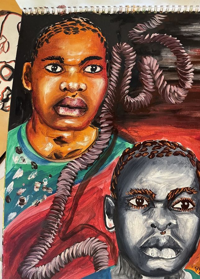 Art of Painting - Acrylic on Paper