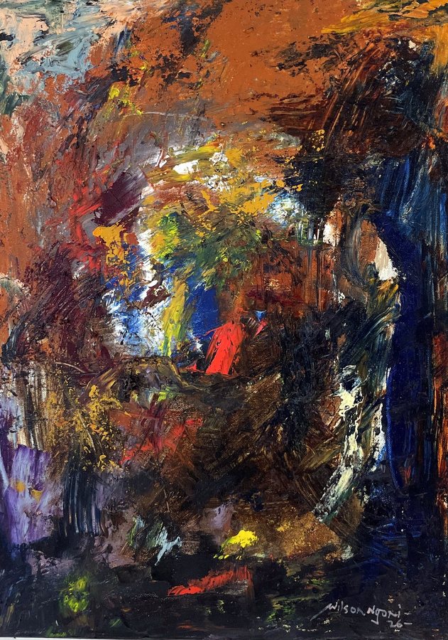 Abstract VI — Wilson Ngoni exhibition work