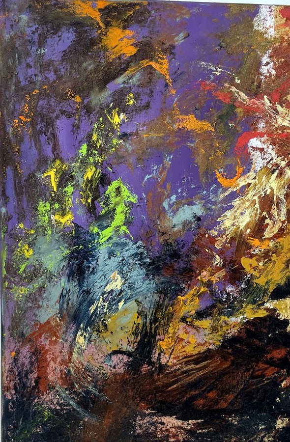 Abstract VII — Wilson Ngoni exhibition work