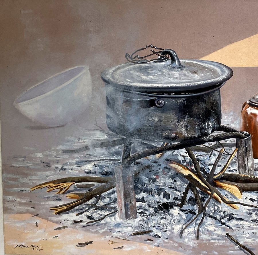 Magotsetso VIII — Wilson Ngoni exhibition work