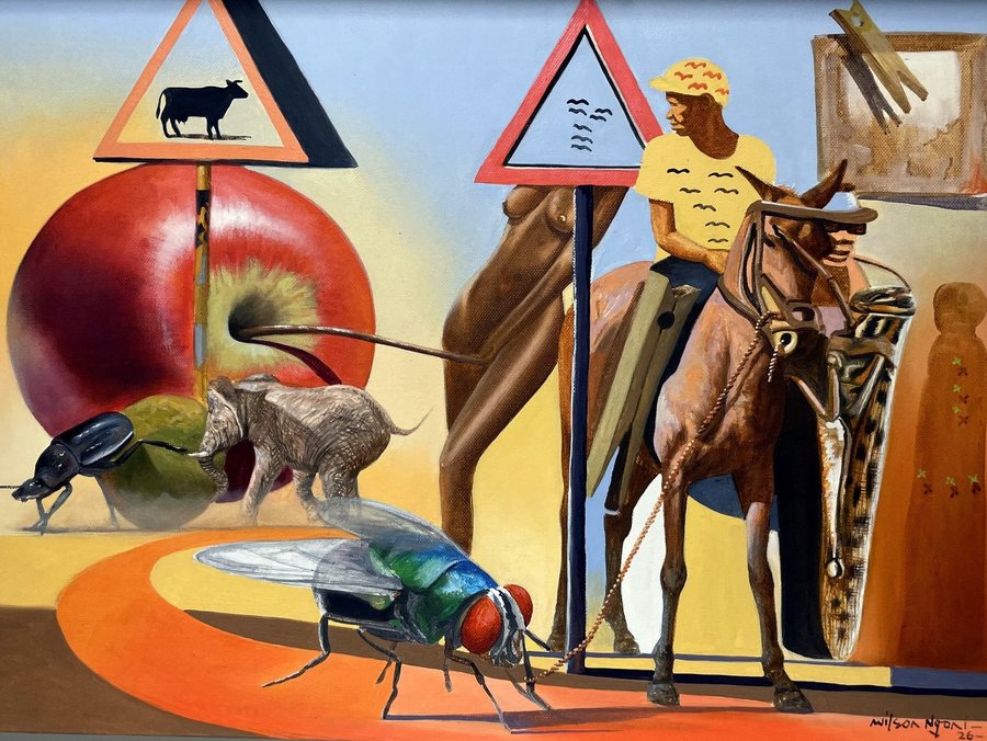 Red Carpet — Wilson Ngoni exhibition work