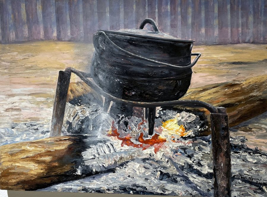 Magotsetse X — Wilson Ngoni exhibition work