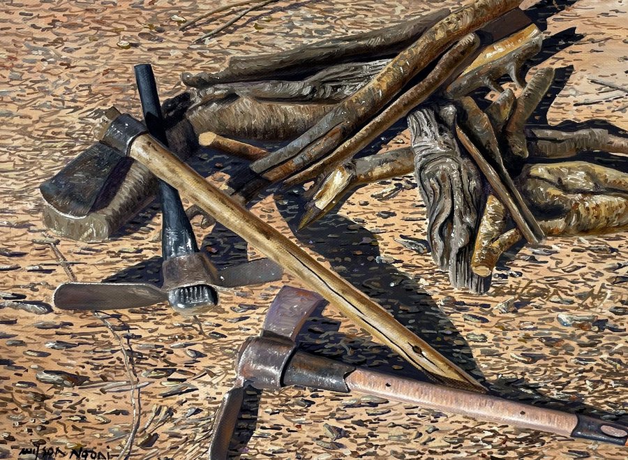 Magotsetso IX — Wilson Ngoni exhibition work