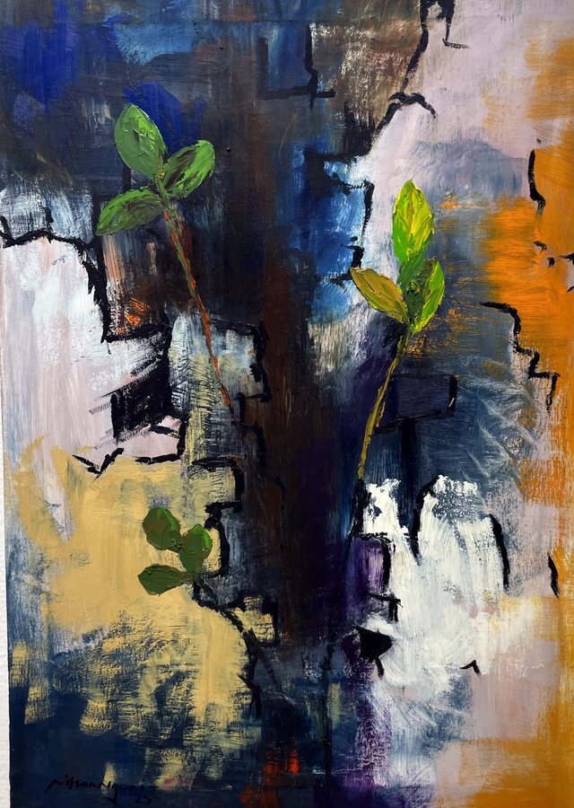 Abstract X — Wilson Ngoni exhibition work