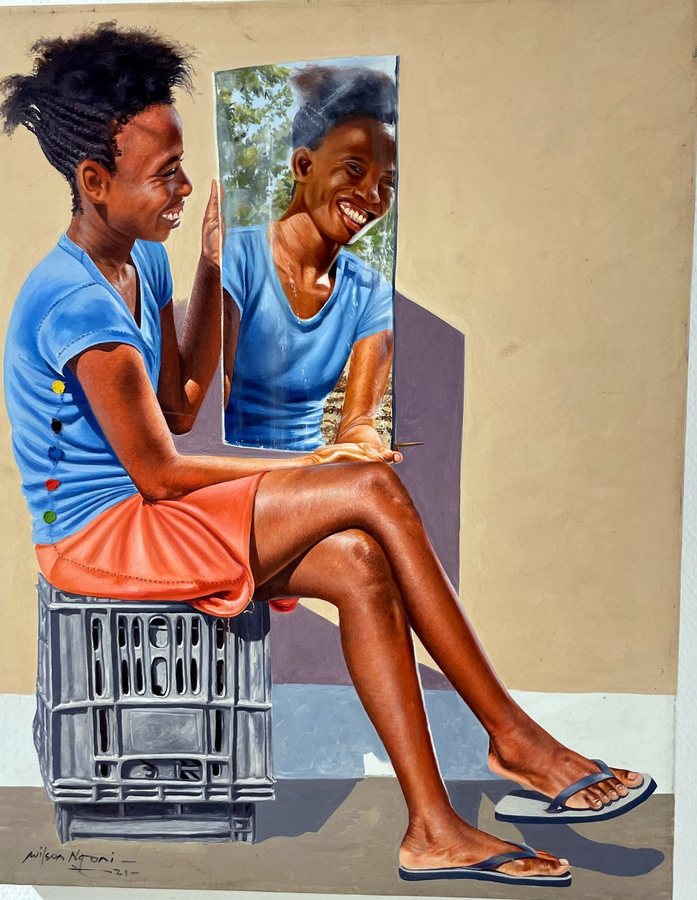 Mirror — Wilson Ngoni exhibition work
